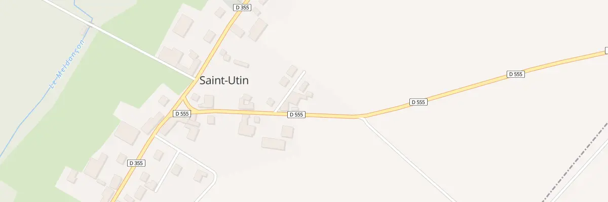 Plan du 9 Rue Haute à Saint-Utin