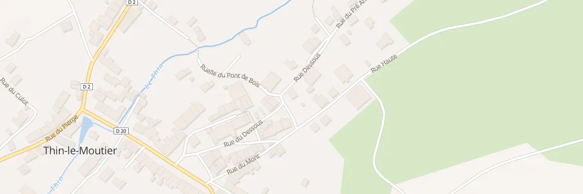 Plan du 5002 Rue Dessous à Thin-le-Moutier