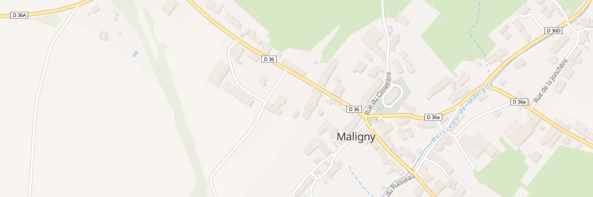 Plan du 5 Rte d’Arnay à Maligny