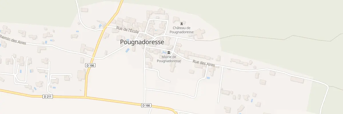 Plan du 5048 Pl de la Mairie à Pougnadoresse