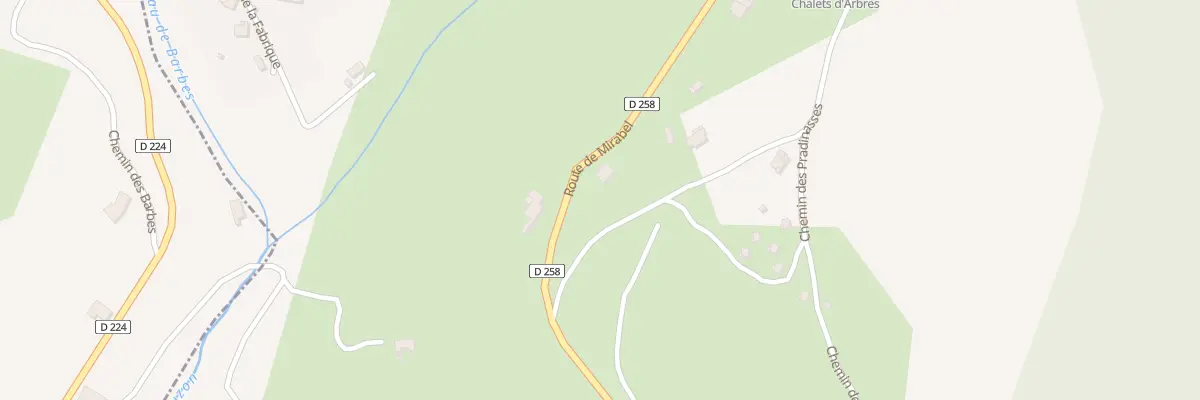 Plan du 715 Rte de Mirabel à Darbres
