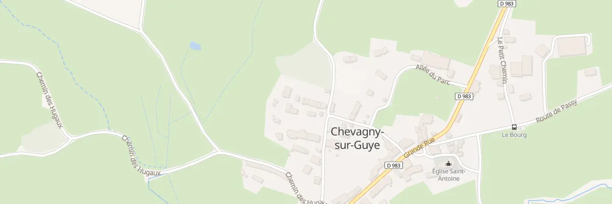 Plan du 5033 A Chevagny à Chevagny-sur-Guye