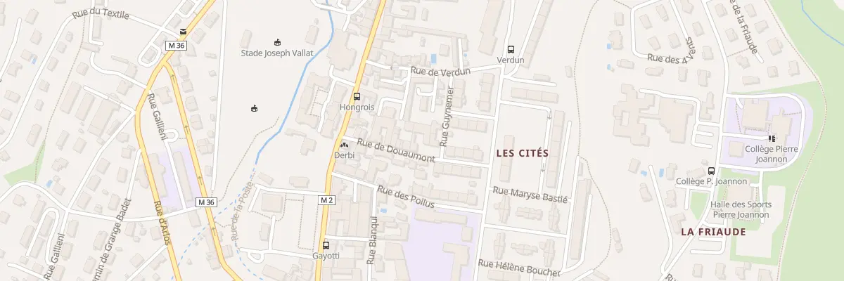 Plan du 13 Rue de Douaumont à Saint-Chamond