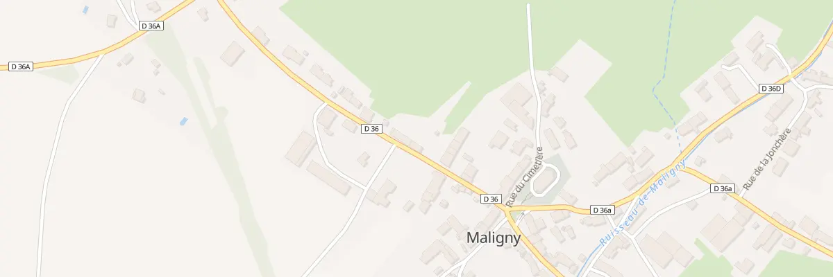 Plan du 10 Rte d’Arnay à Maligny