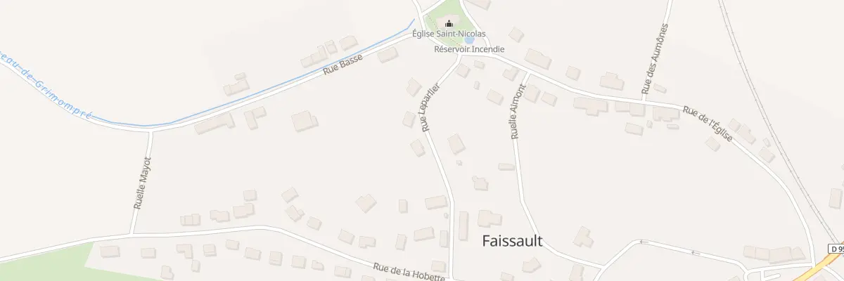 Plan du 2A Rue Leparlier à Faissault