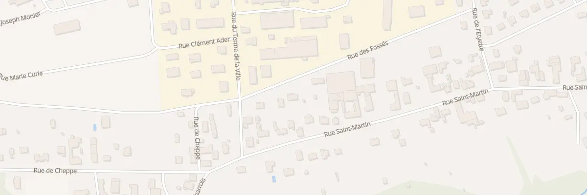 Plan du 31 Rue des Fossés à Courtisols