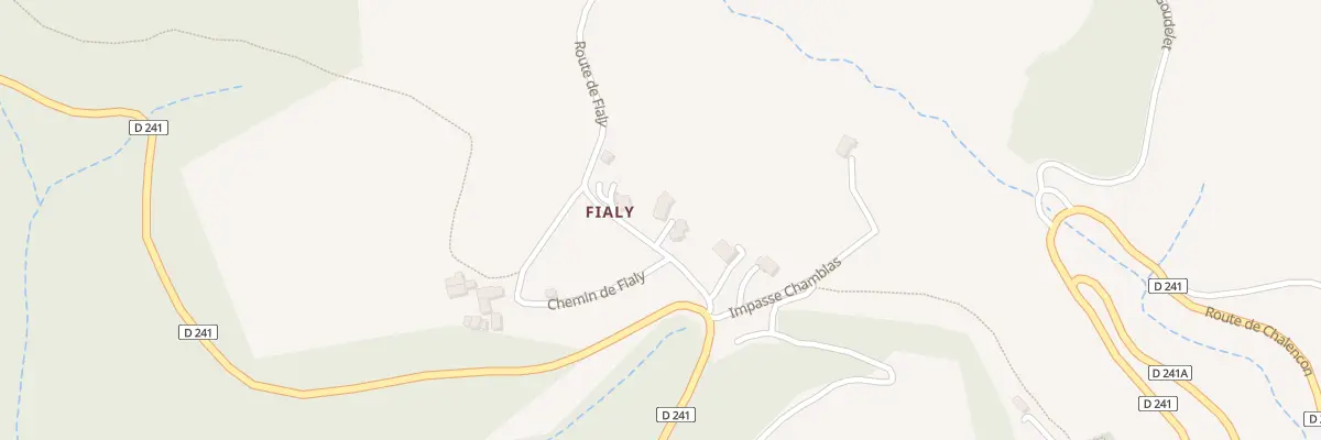 Plan du 5761 Fialy à Belsentes