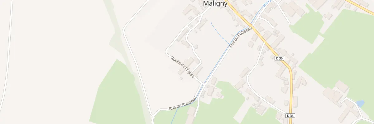 Plan du 9 Rle de l’Eglise à Maligny