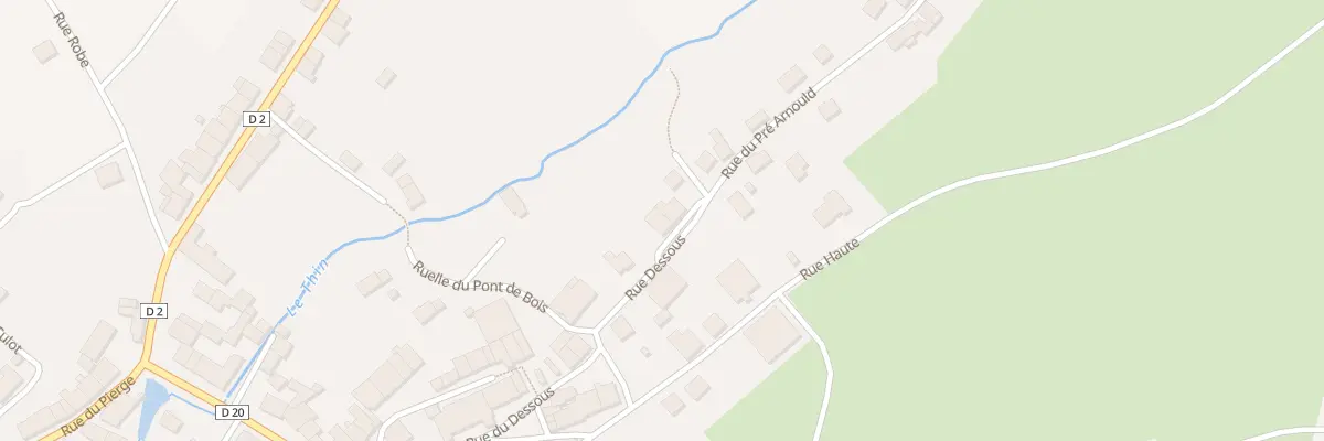 Plan du 5014 Rue Dessous à Thin-le-Moutier