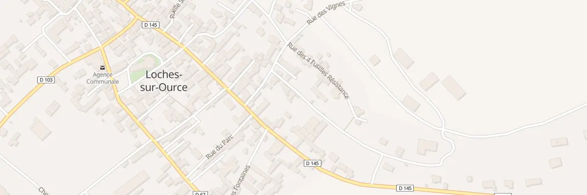 Plan du 1 Rue de Montgirvaux à Loches-sur-Ource