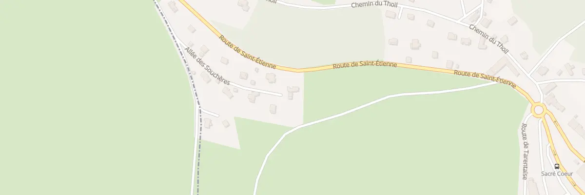 Plan du 196 All des Souchères au Bessat