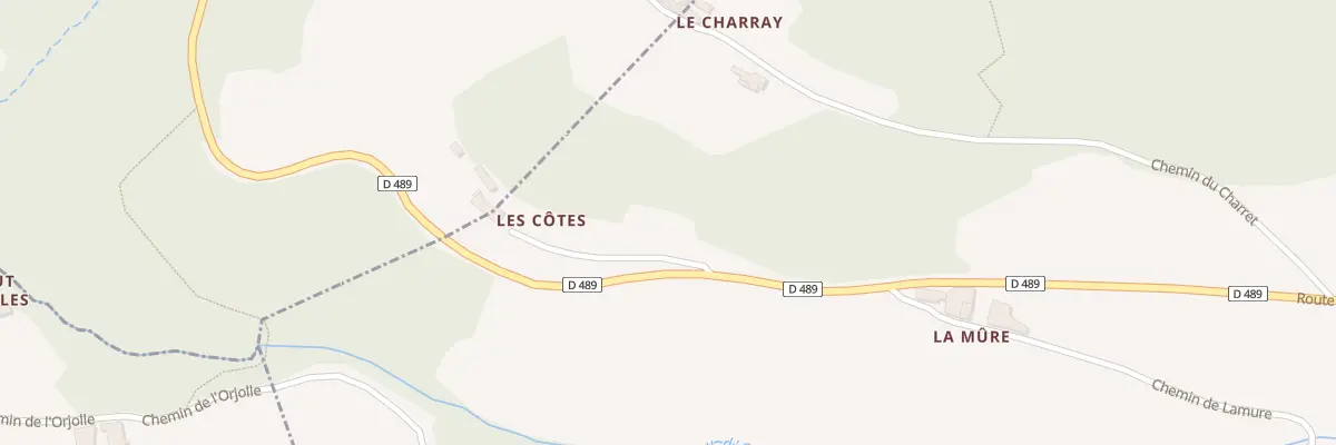 Plan du 2220 Rte de Bordeaux à Duerne