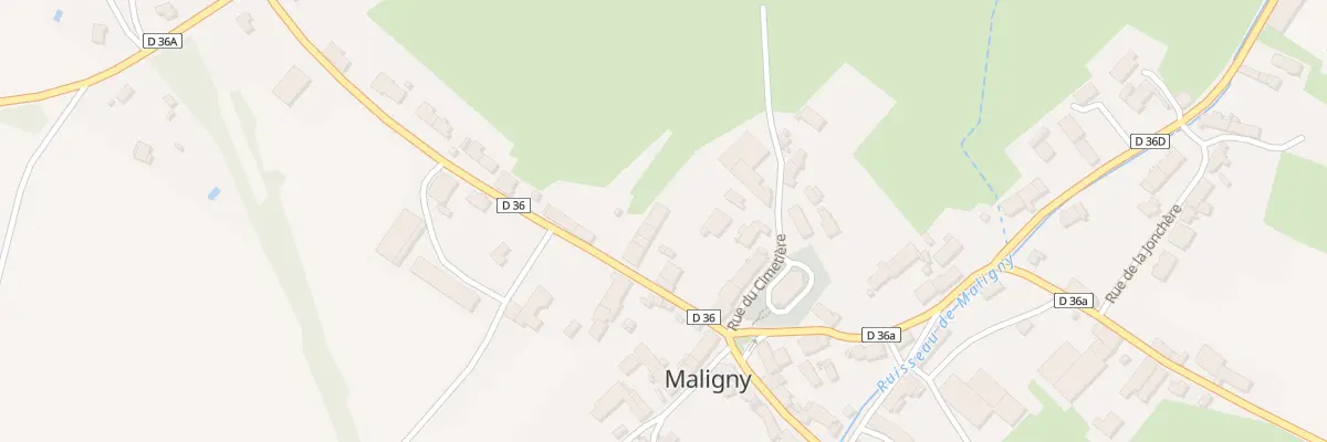 Plan du 6 Rte d’Arnay à Maligny