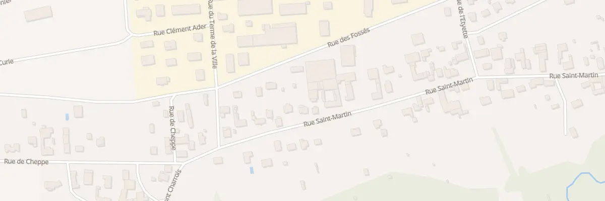 Plan du 128 Rue Saint Martin à Courtisols