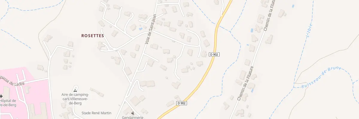 Plan du 5050 Imp des Villas de Berg à Villeneuve-de-Berg
