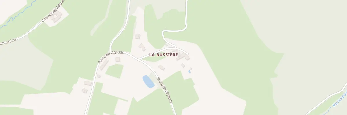 Plan du 150 Imp de la Bussiere à Claveisolles