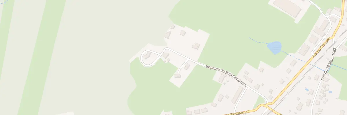 Plan du 5 Imp du Bois Gendarme à Écuisses