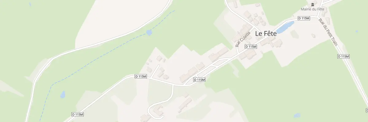 Plan du 8 Rue des Tilleuls au Fête