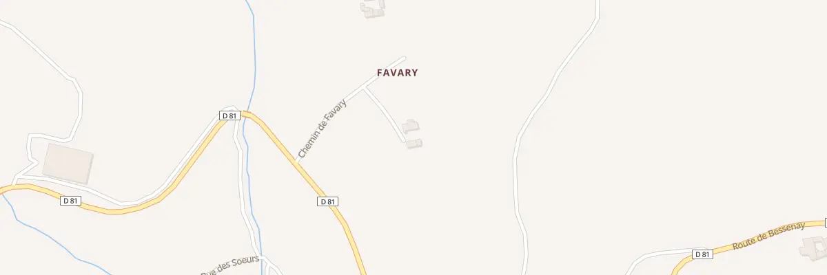 Plan du 5097 Favary à Brullioles