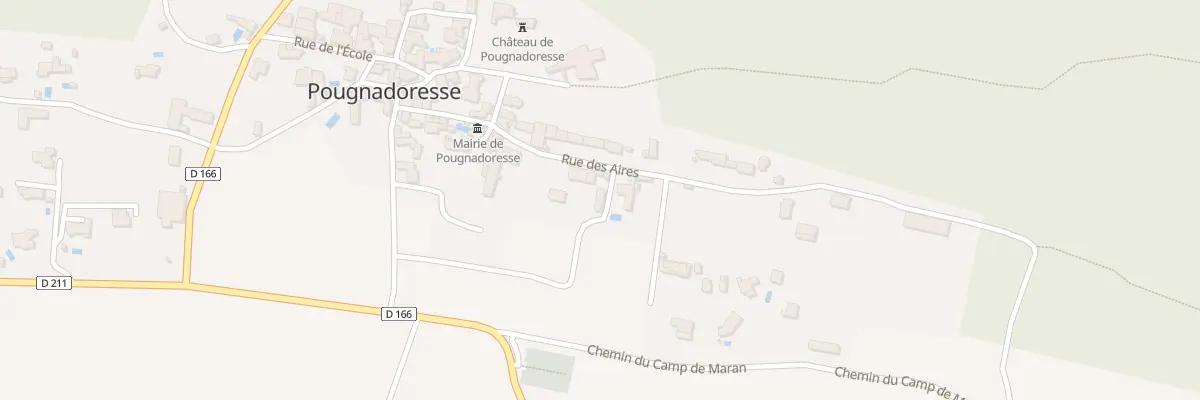 Plan du 5044 Rue des Aires à Pougnadoresse