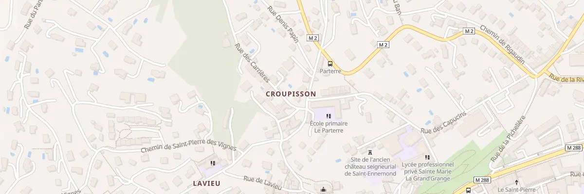 Plan du 2 Rue des carrières à Saint-Chamond