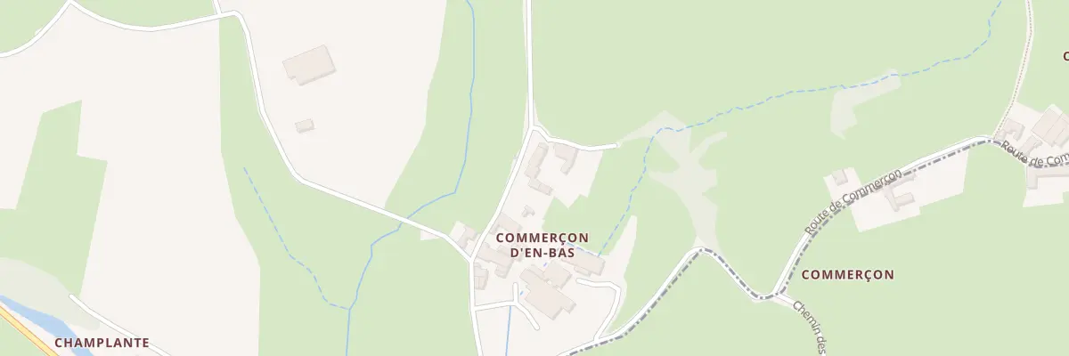 Plan du 248 Rte de Commerçon du Bas à Dompierre-les-Ormes