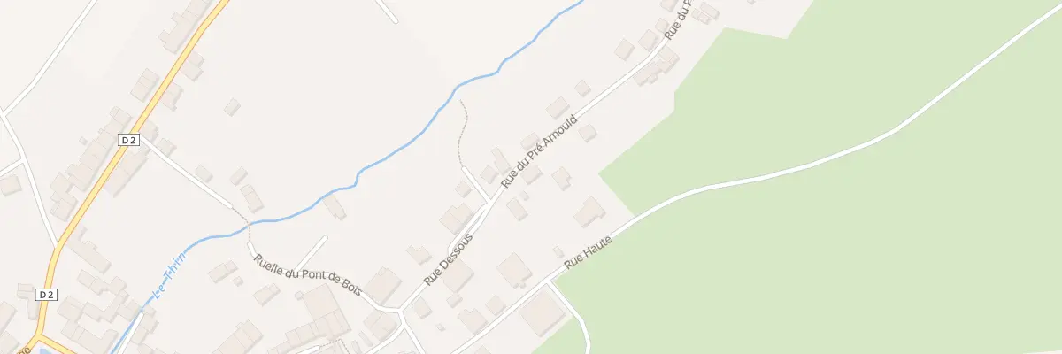 Plan du 5005 Rue des Pres Arnould à Thin-le-Moutier