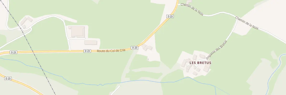 Plan du 390 Rte du Col de Crie aux Ardillats