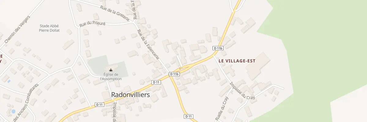 Plan du 2 Imp du Puits aux Vannes à Radonvilliers