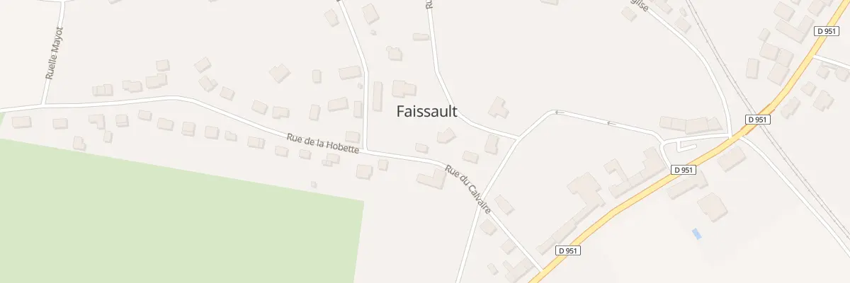 Plan du 3 Rue du Calvaire à Faissault
