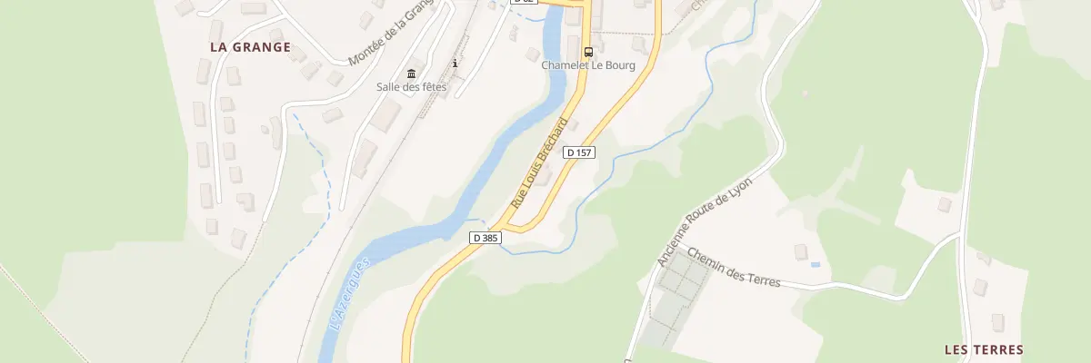 Plan du 46 Rue Louis Bréchard à Chamelet