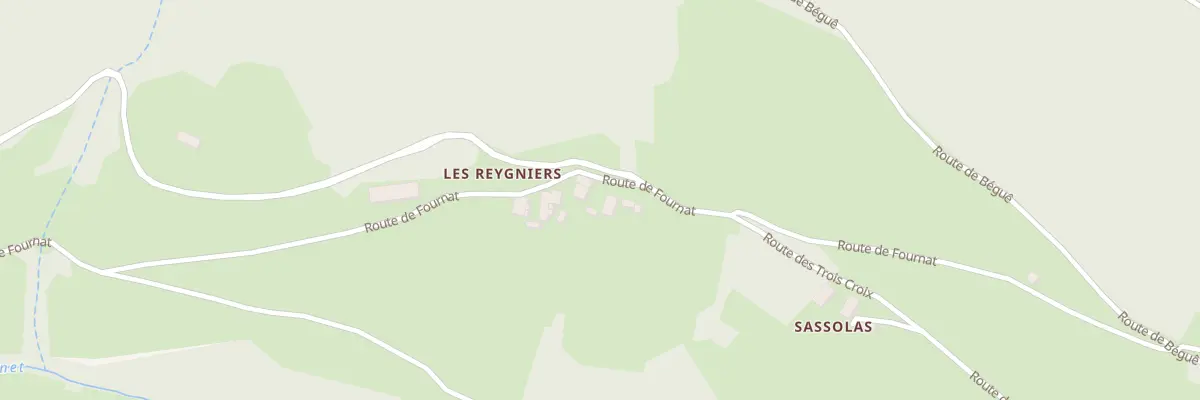 Plan du 5010 Regnier à Monestier