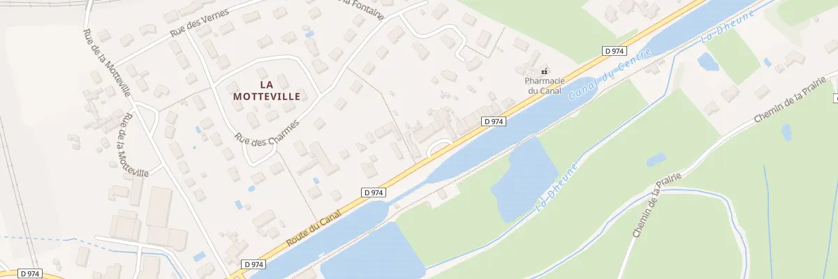 Plan du 15 Rte du Canal à Écuisses