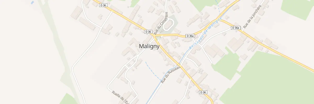 Plan du 2 Rue de la Place à Maligny