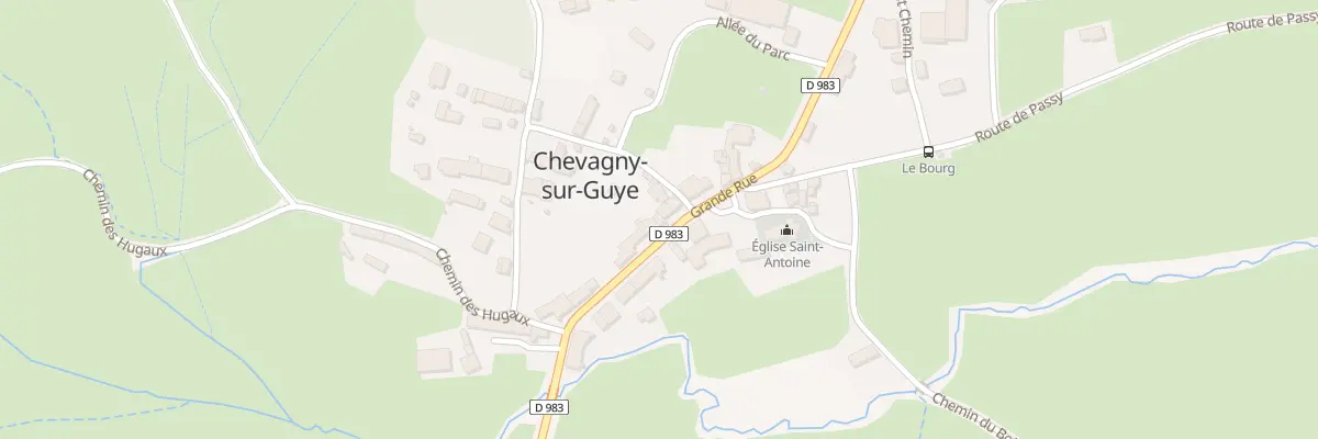 Plan du 5012 A Chevagny à Chevagny-sur-Guye