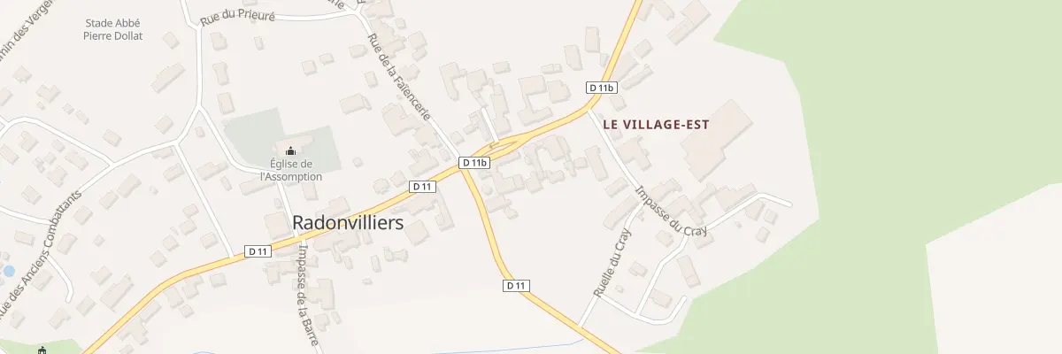 Plan du 11 Grande Rue à Radonvilliers