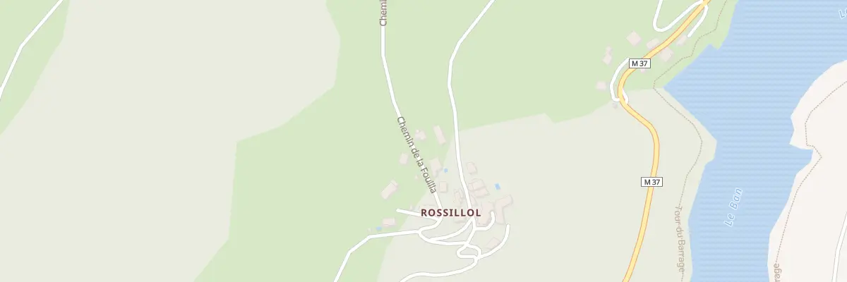 Plan du 230 Che de la Fouilla à La Valla-en-Gier