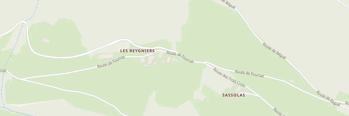 Plan du 5011 Regnier à Monestier