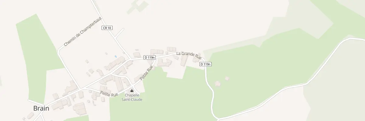 Plan du 12 Gr La Grande Rue à Brain