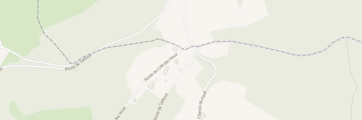 Plan du 55 Rte du Crêt des Houx à Ancy