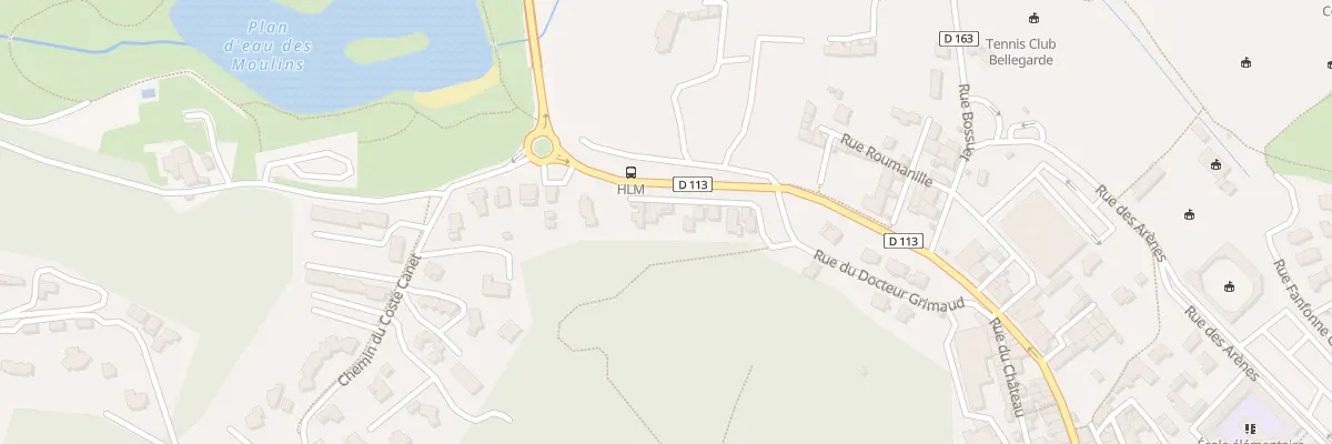 Plan du 9 Rue du Docteur Grimaud à Bellegarde