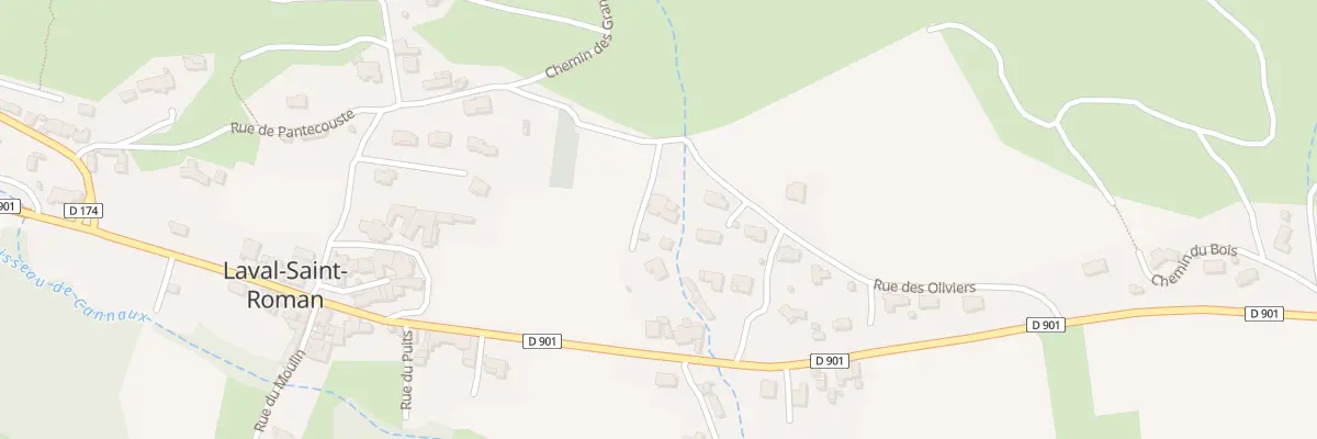 Plan du 220 Rue des Oliviers à Laval-Saint-Roman