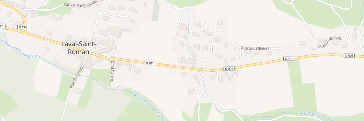 Plan du 5006 Le Village à Laval-Saint-Roman