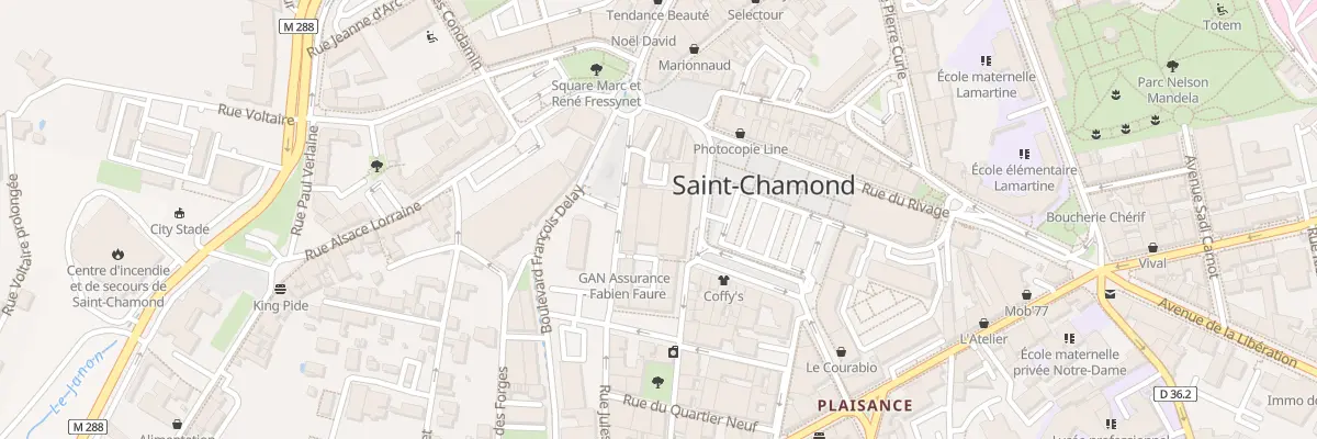Plan du 7 Rue Jules Duclos à Saint-Chamond