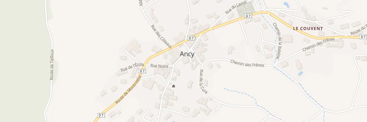 Plan du 25 Rue Joseph Chambon à Ancy