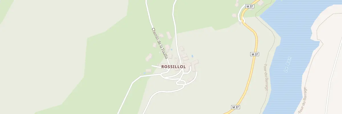 Plan du 166 Che de la Fouilla à La Valla-en-Gier
