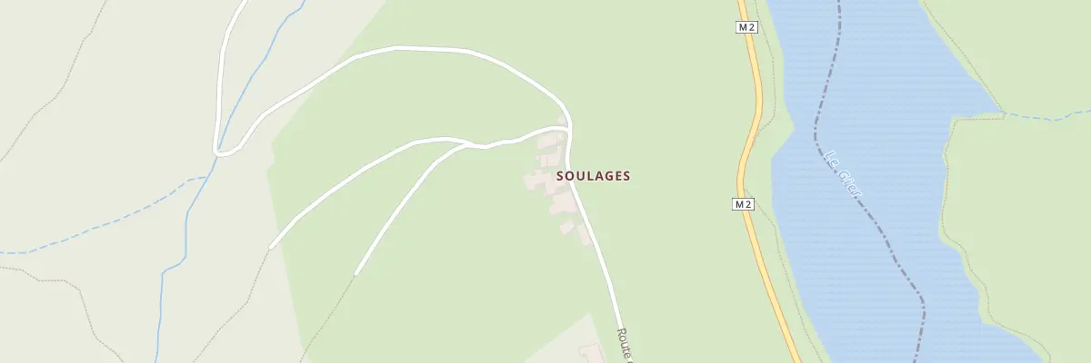 Plan du 863 Rte de Soulage à La Valla-en-Gier