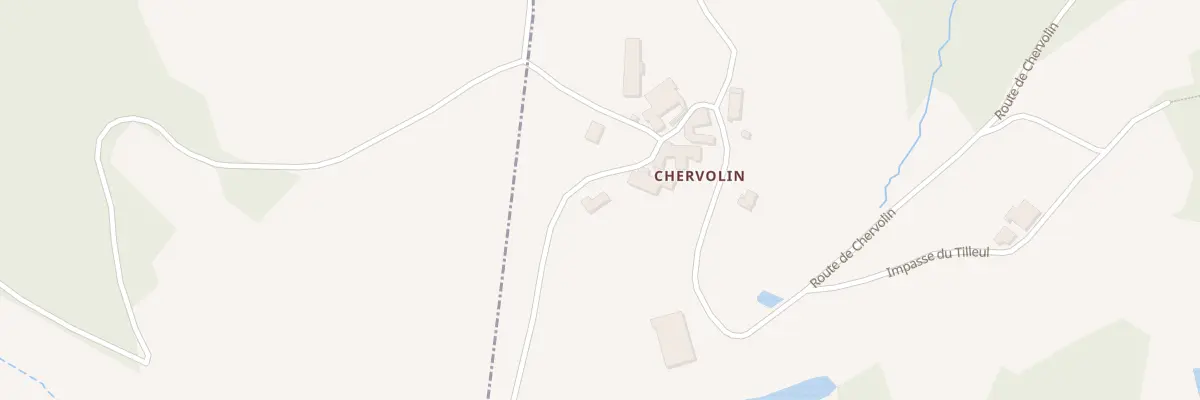 Plan du 1753 Rte de Chervolin à Montromant