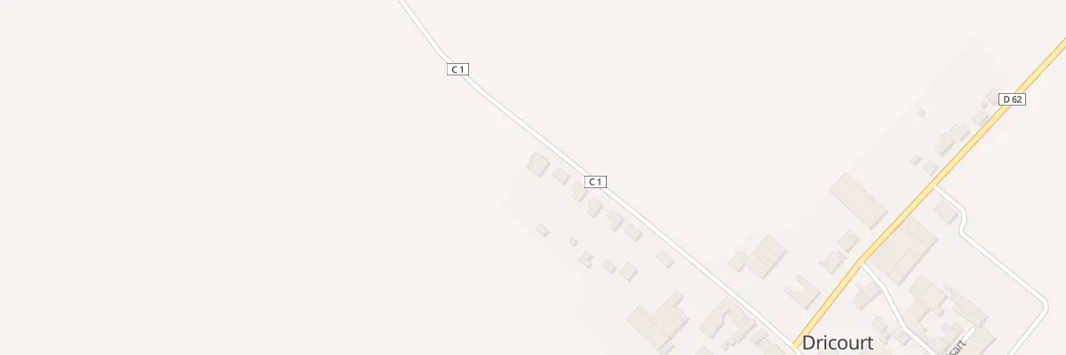 Plan du 32 Rue de la Retourne à Dricourt