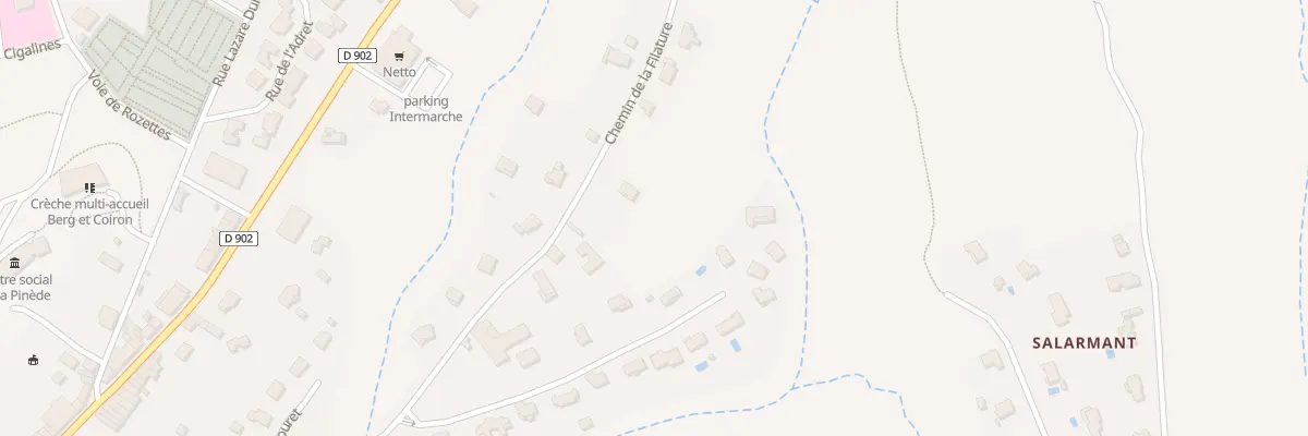 Plan du 420 Voie de Serre Longe à Villeneuve-de-Berg